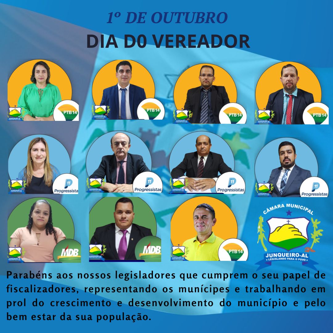 1º de Outubro - Dia do Legislador Municipal