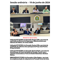 SESSÃO ORDINÁRIA - 17 DE JUNHO DE 2024